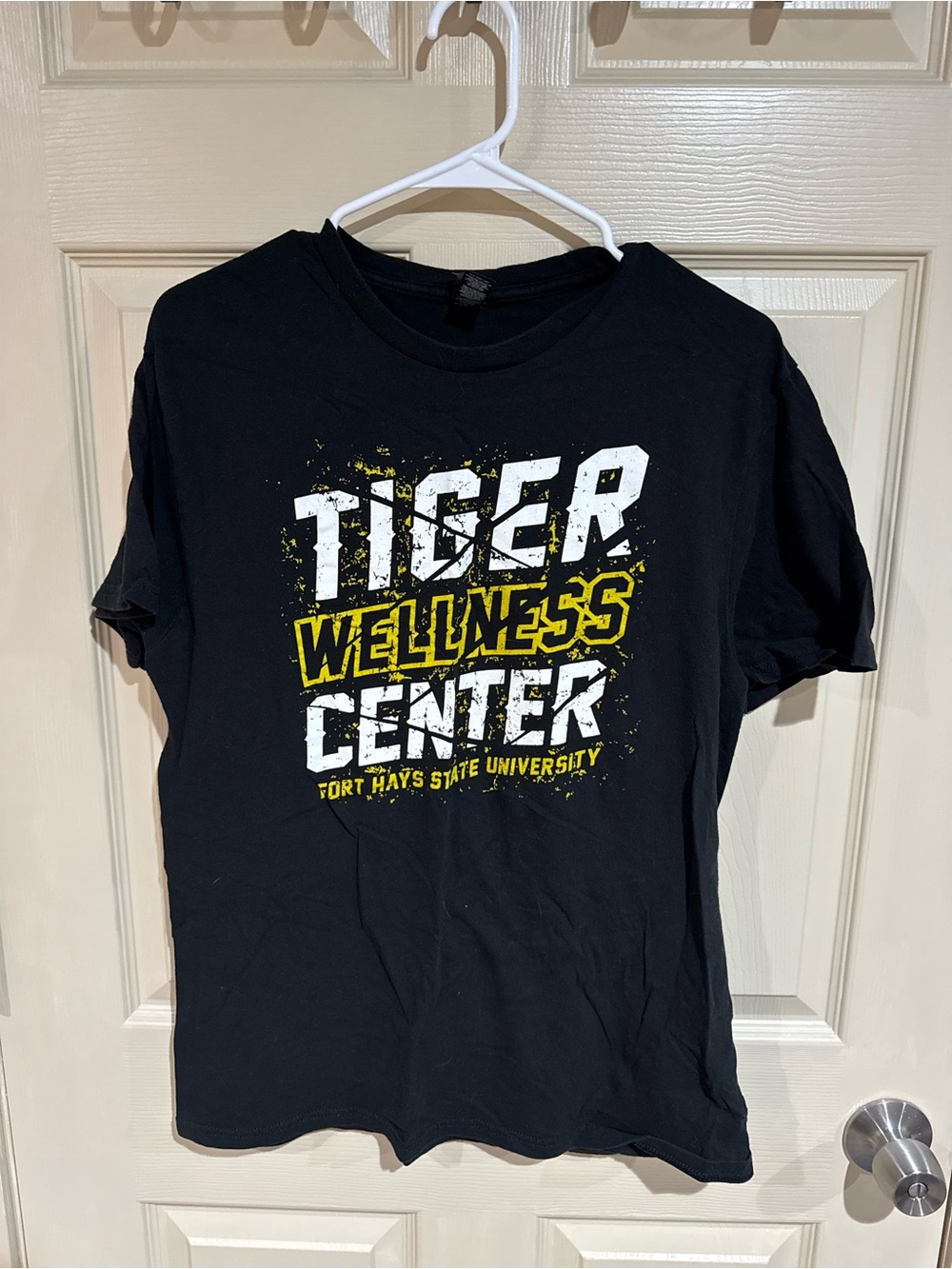 Fort Hays State University Tiger Wellness Center Men's Black T‑Shirt